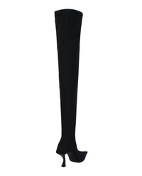 Balenciaga Womens Hourglass Over-The-Knee Boots