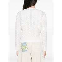 Max Mara Studio Max Mara Studio White Knitwear - Cardigans Women
