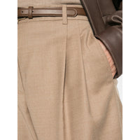 Max Mara Studio Neutrals Trousers - Palazzo Pants Women