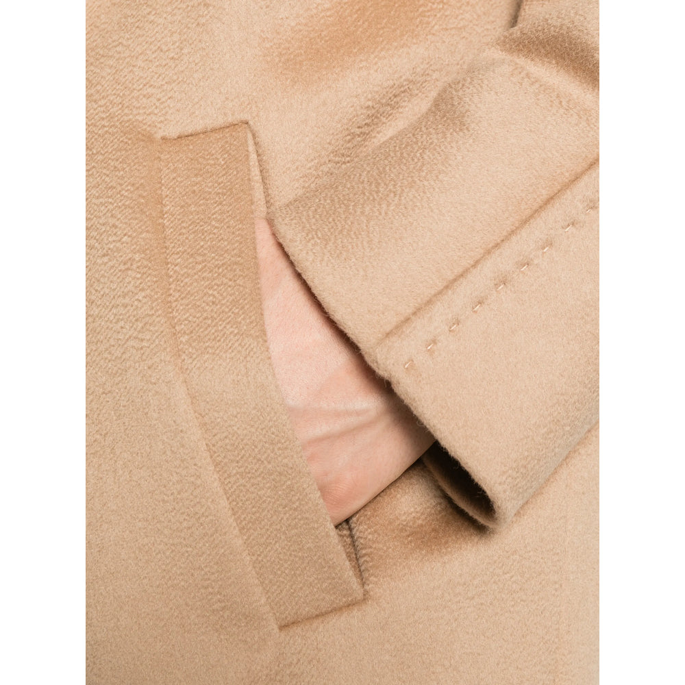 Max Mara Studio Neutrals Coats - Double Breasted & Peacoats Women