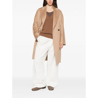 Max Mara Studio Neutrals Coats - Double Breasted & Peacoats Women