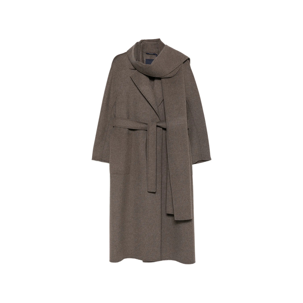'S Max Mara Brown Coats - Single Breasted Coats Women