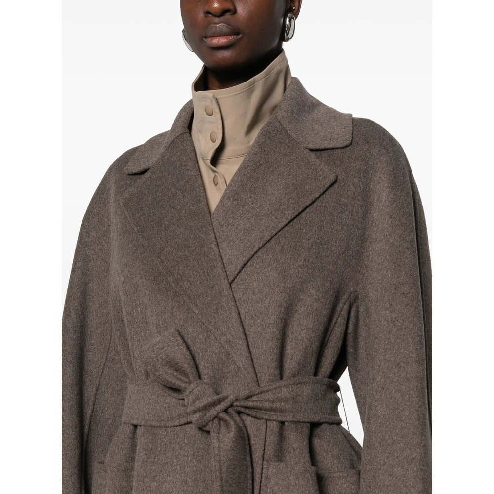'S Max Mara Brown Coats - Single Breasted Coats Women