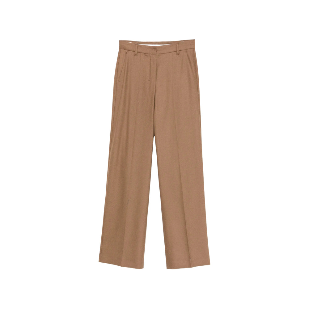 'S Max Mara Neutrals Trousers - Straight Trousers Women