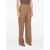 'S Max Mara Neutrals Trousers - Straight Trousers Women