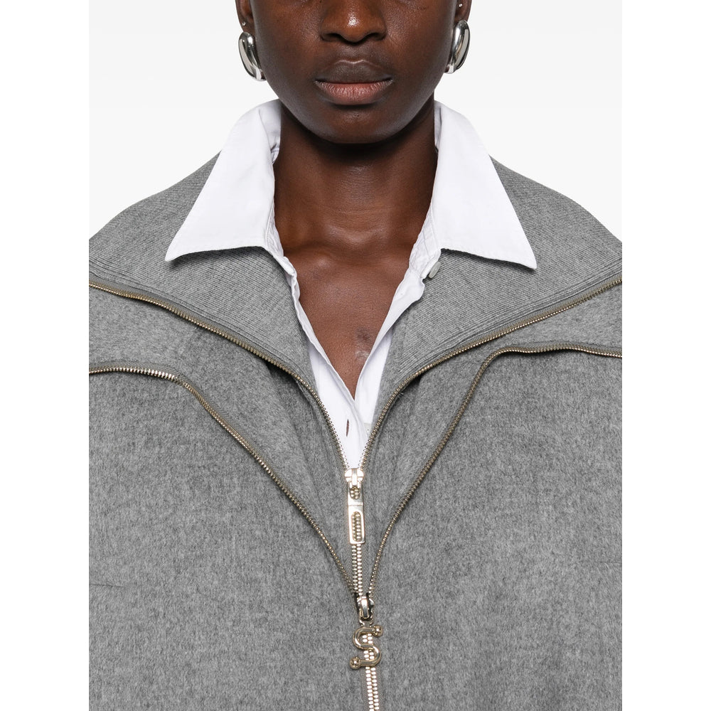 Sportmax Grey Jackets - Oversized Jackets Women