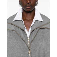 Sportmax Grey Jackets - Oversized Jackets Women