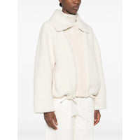 Sportmax Sportmax White Jackets - Faux Fur & Shearling Jackets Women