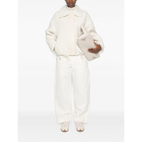 Sportmax Sportmax White Jackets - Faux Fur & Shearling Jackets Women
