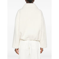 Sportmax Sportmax White Jackets - Faux Fur & Shearling Jackets Women