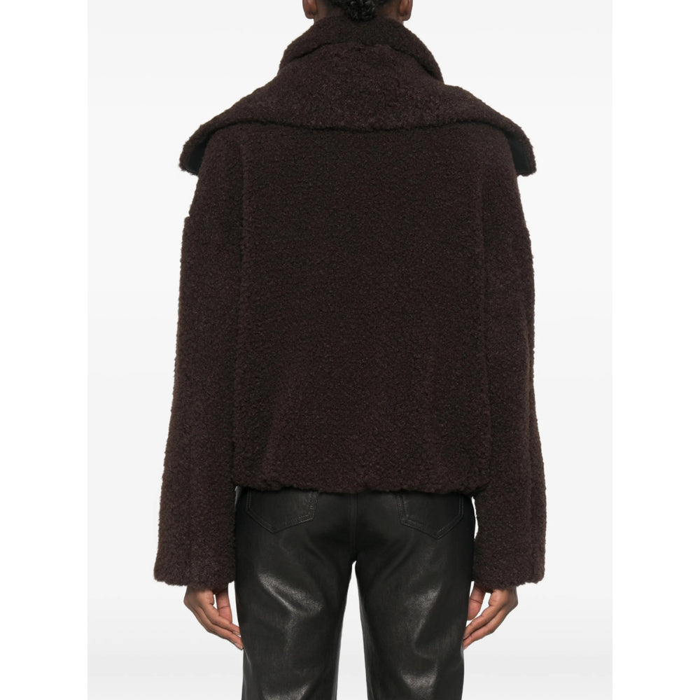 Sportmax Sportmax Brown Jackets - Faux Fur & Shearling Jackets Women