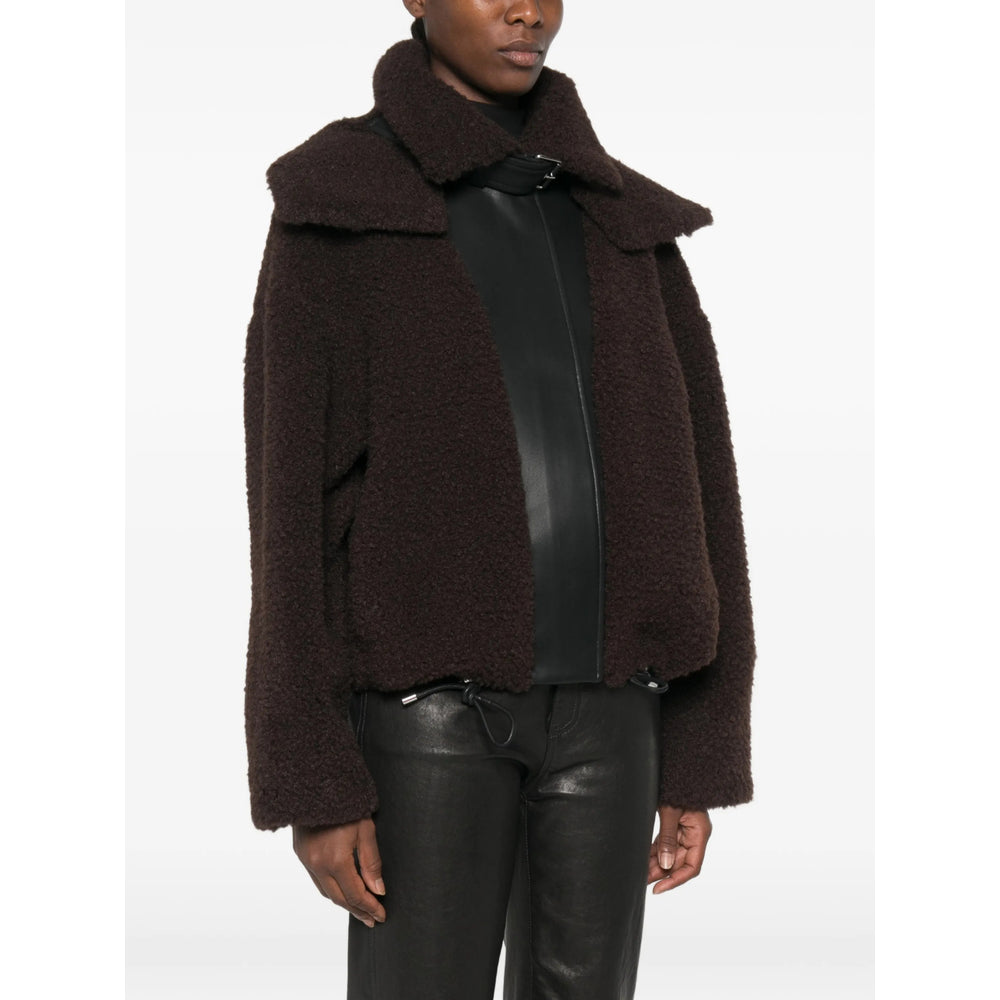 Sportmax Sportmax Brown Jackets - Faux Fur & Shearling Jackets Women