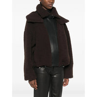 Sportmax Sportmax Brown Jackets - Faux Fur & Shearling Jackets Women