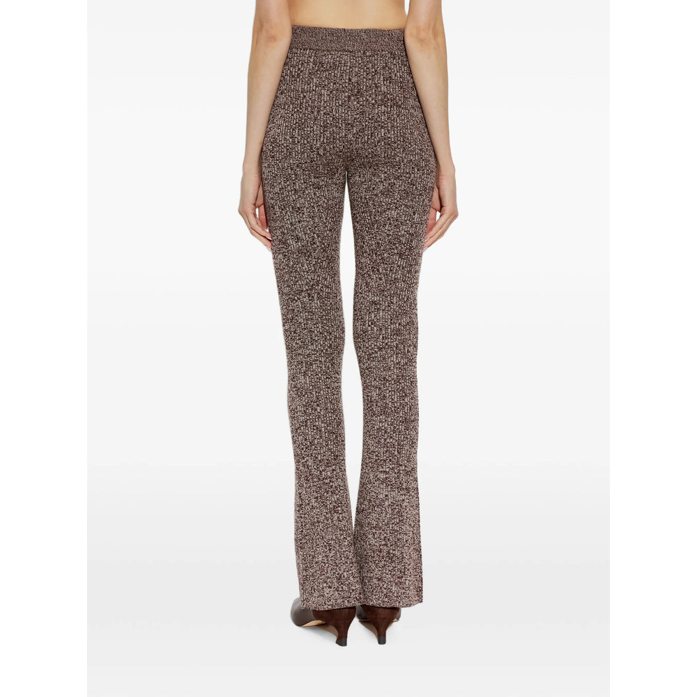 Sportmax Sportmax Brown Trousers - Flared Trousers Women