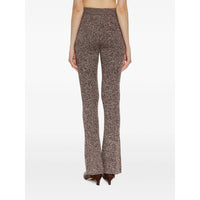 Sportmax Sportmax Brown Trousers - Flared Trousers Women