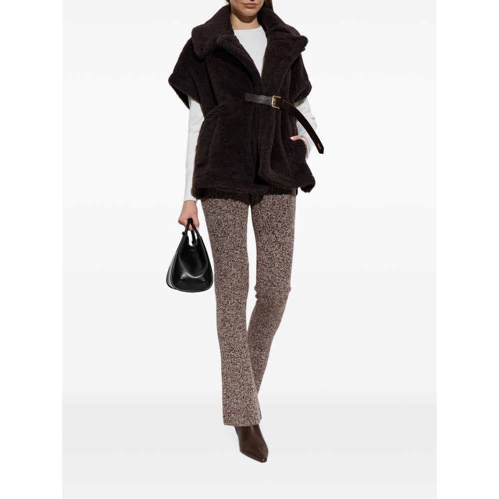 Sportmax Sportmax Brown Trousers - Flared Trousers Women