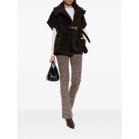 Sportmax Sportmax Brown Trousers - Flared Trousers Women