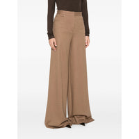 Max Mara Brown Trousers - Palazzo Pants Women