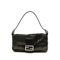 Fendi Green Shoulder Bags Women
