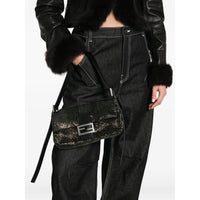 Fendi Green Shoulder Bags Women