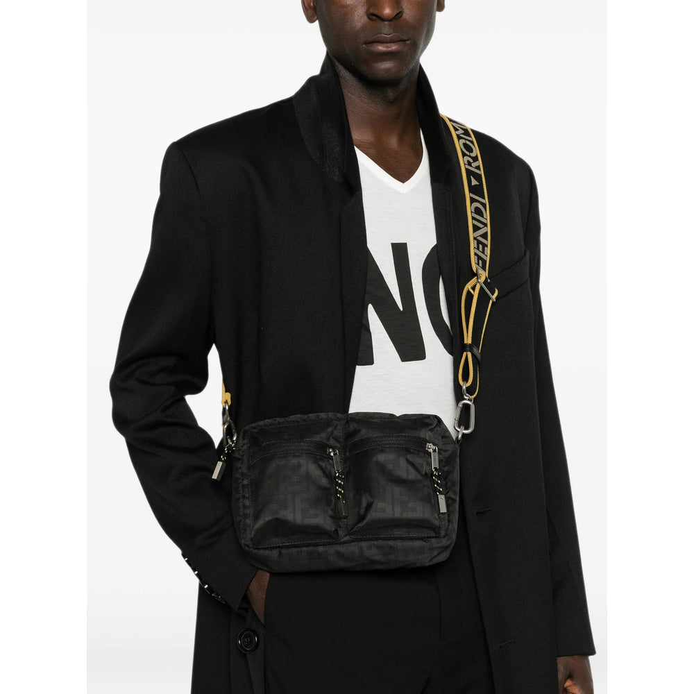 Fendi Black Shoulder Bags Men