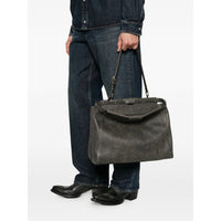 Fendi Grey Shoulder Bags Men
