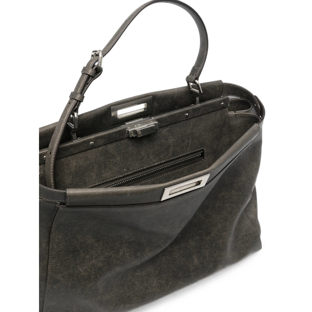 Fendi Grey Shoulder Bags Men