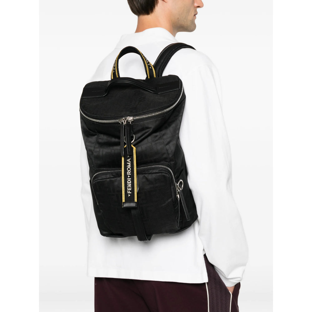 Fendi Black Backpacks Men