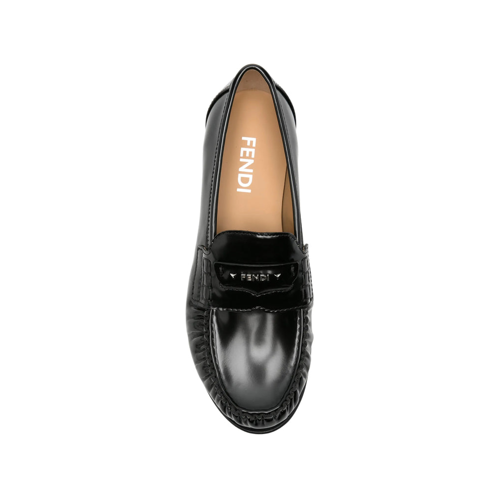 Fendi Black Loafers Women