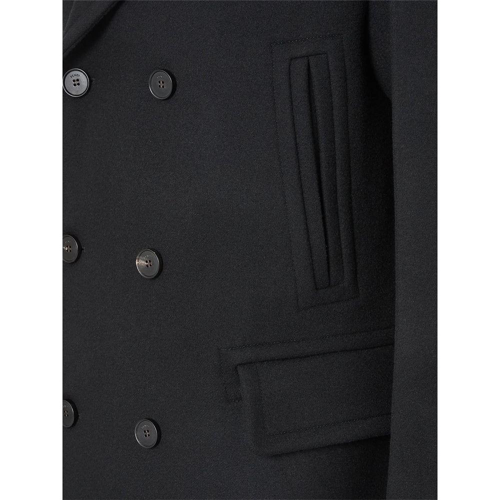 Fendi Black Coats Men