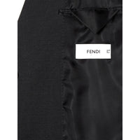 Fendi Black Jackets - Blazers Men