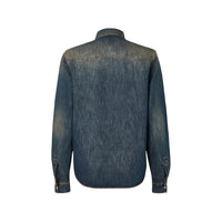 Fendi Blue Shirts Men