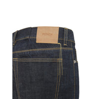 Fendi Blue Trousers - Regular & Straight-Leg Trousers Men