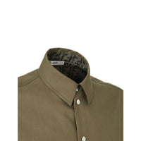 Fendi Green Shirts Men