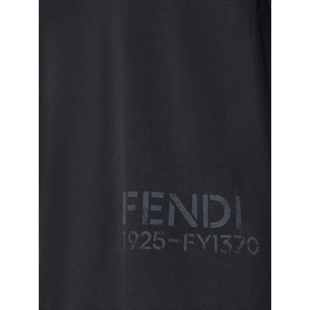 Fendi Black T-Shirts & Vests - T-Shirts Men