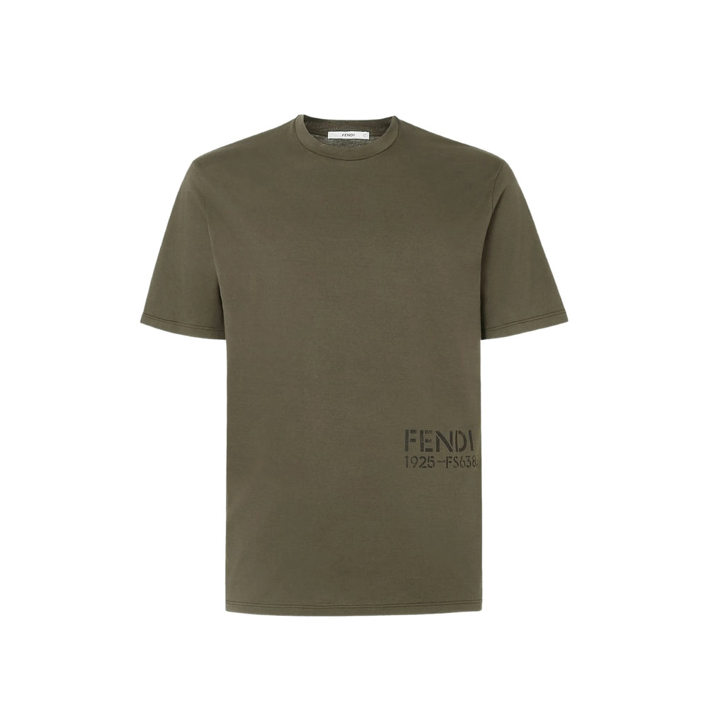 Fendi Green T-Shirts & Vests - T-Shirts Men