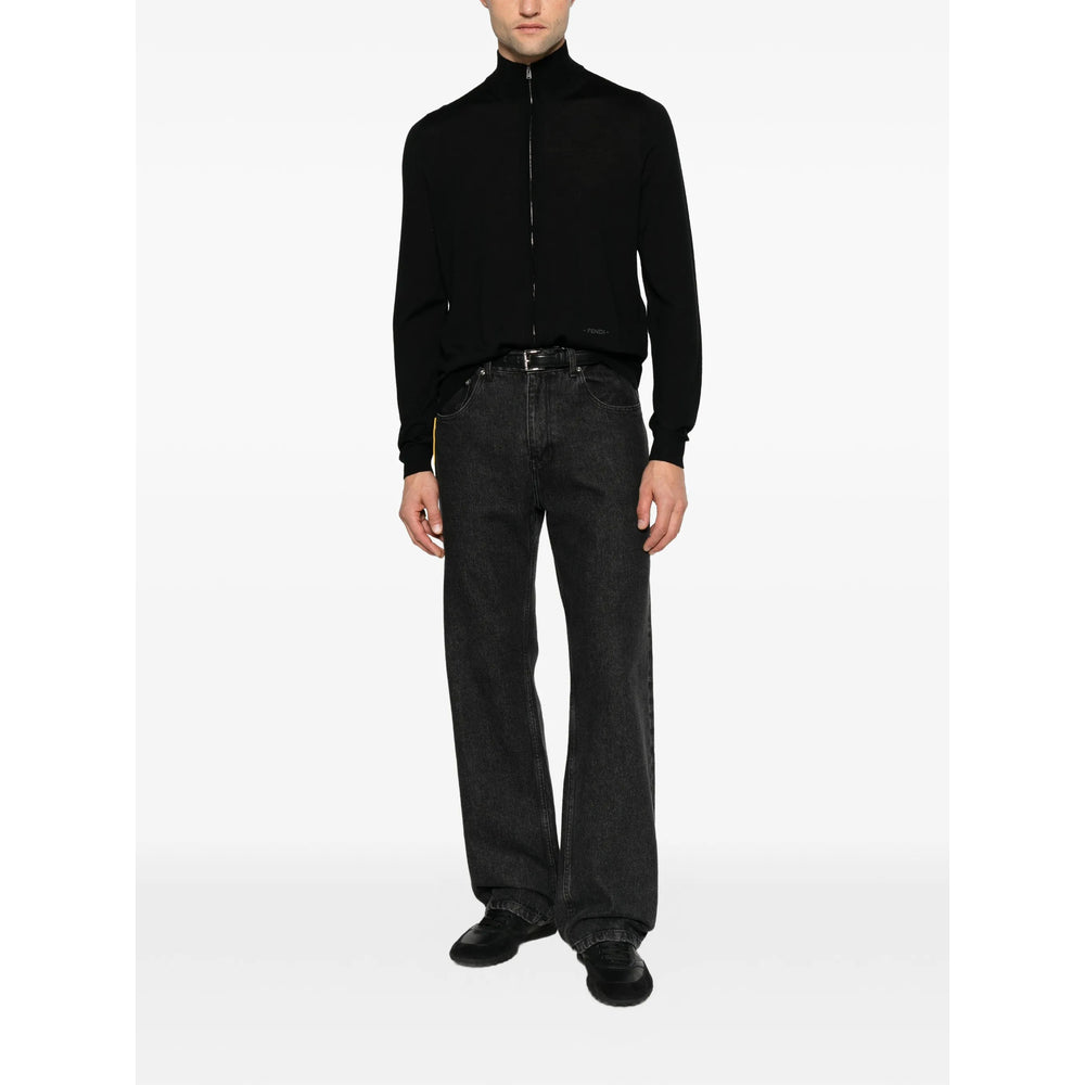 Fendi Black Sweaters & Knitwear - Cardigans Men