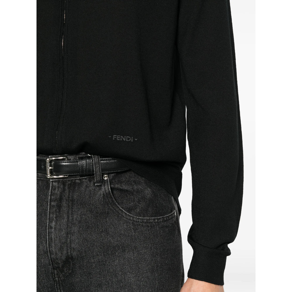 Fendi Black Sweaters & Knitwear - Cardigans Men