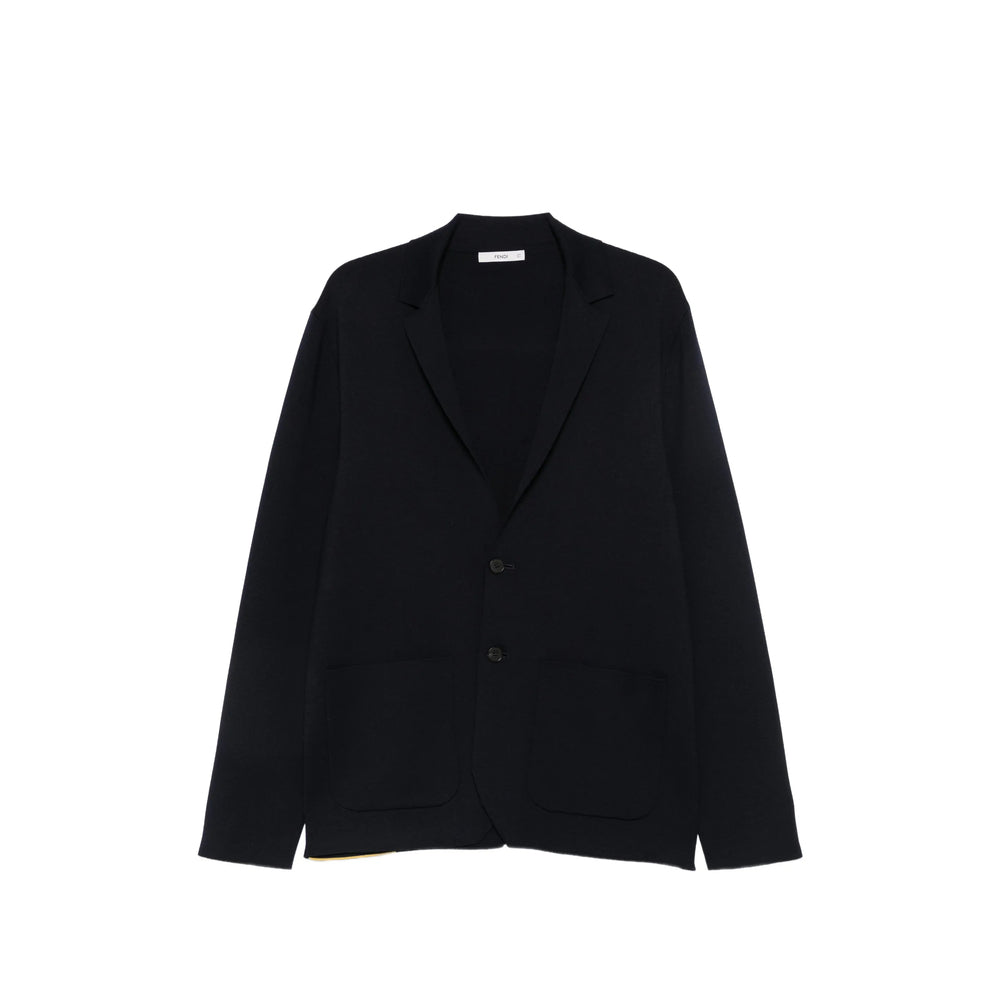 Fendi Blue Jackets - Blazers Men
