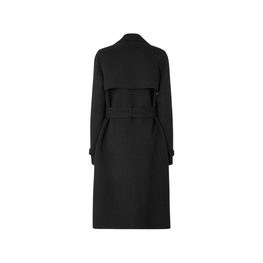 Fendi Black Coats - Double Breasted & Peacoats Women