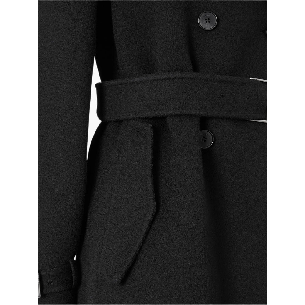 Fendi Black Coats - Double Breasted & Peacoats Women