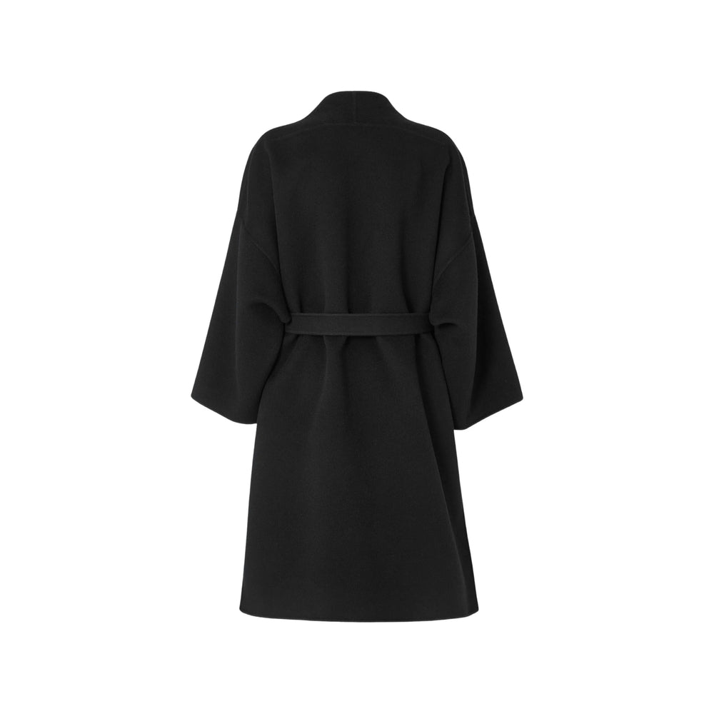 Fendi Black Coats - Oversized Coats Women