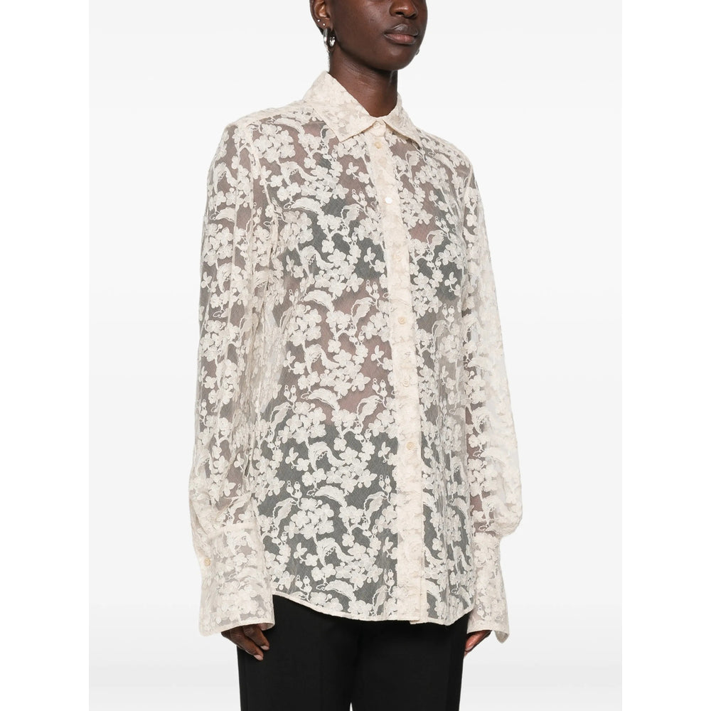 Fendi Neutrals Tops - Shirts Women