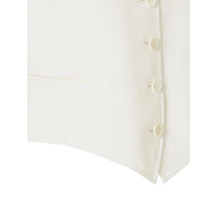 Fendi Fendi White Jackets - Waistcoat & Gilets Women