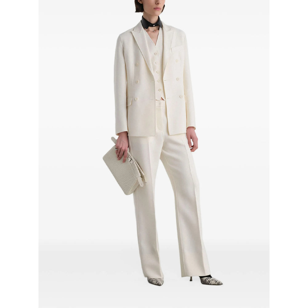 Fendi Fendi White Jackets - Waistcoat & Gilets Women