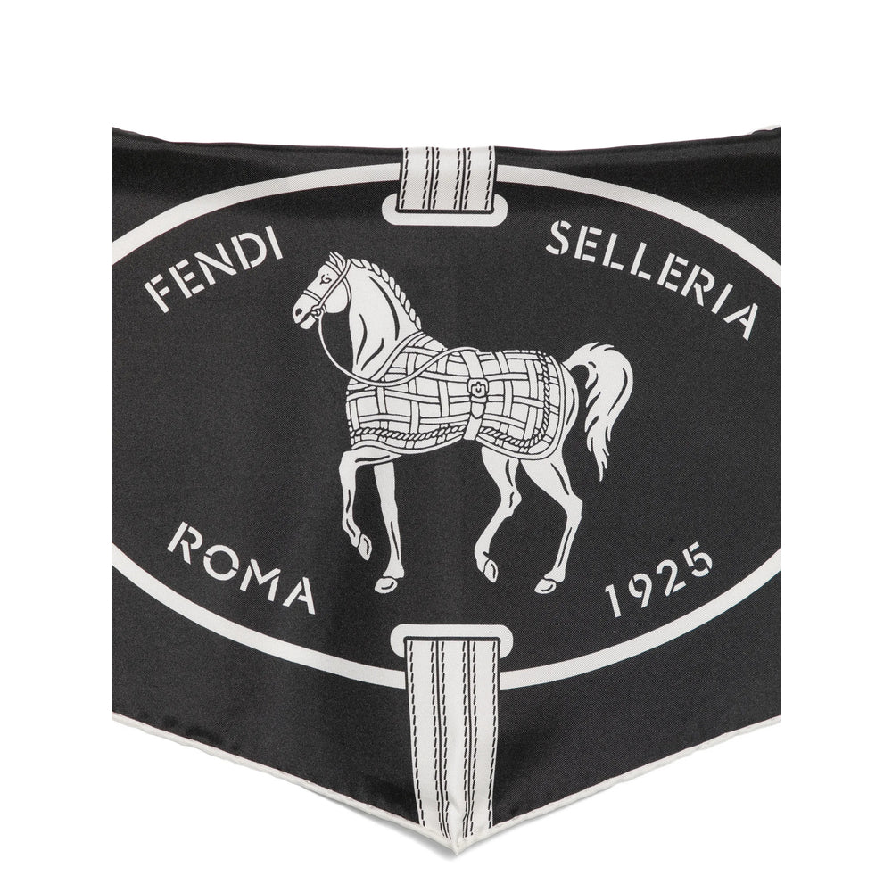 Fendi Fendi Black Scarves Women
