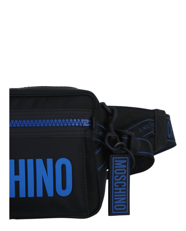 Moschino Mens Nylon Logo Belt Bag