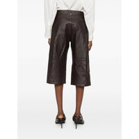 Lemaire Brown Shorts - Leather & Faux Leather Shorts Women