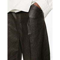 Lemaire Brown Shorts - Leather & Faux Leather Shorts Women
