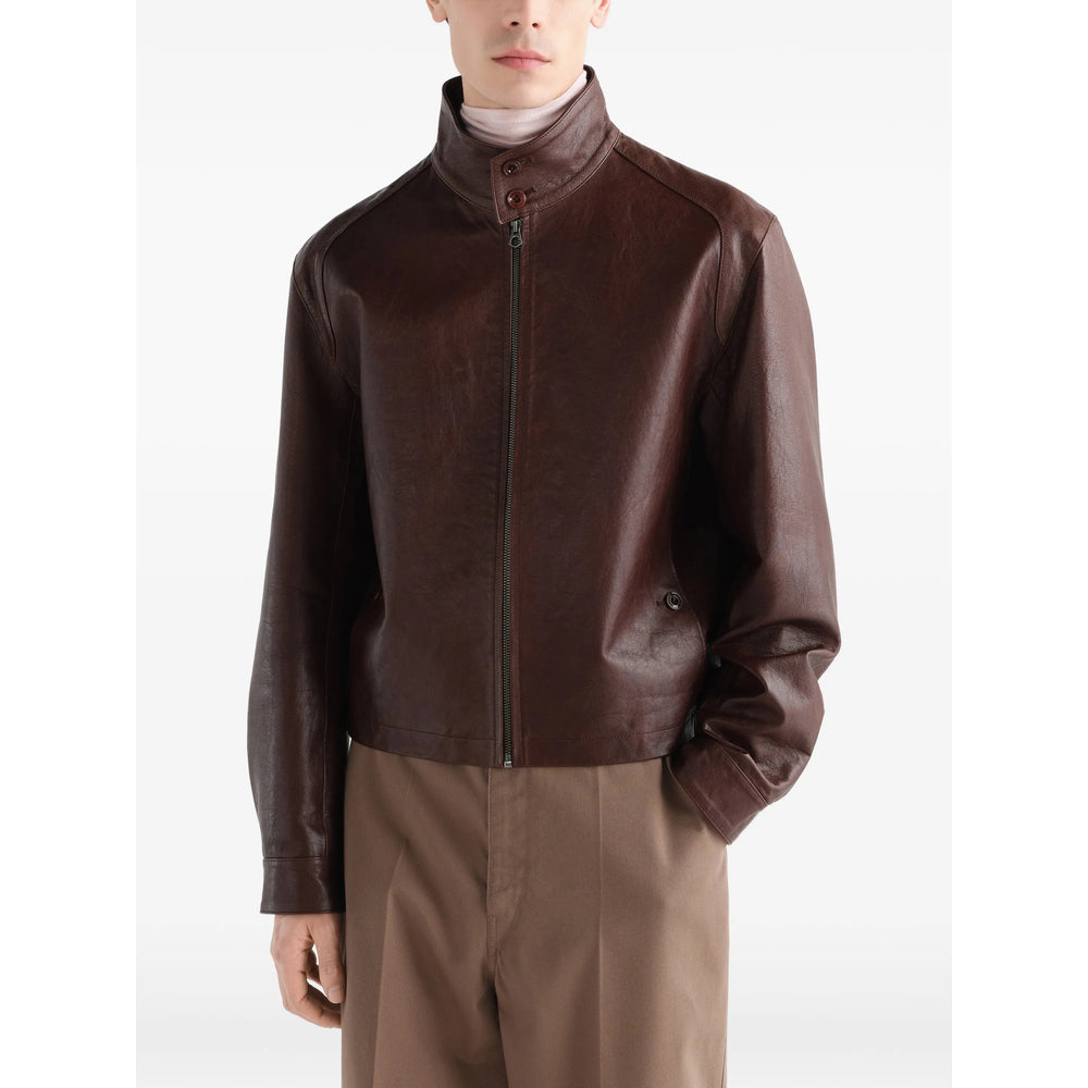 Lemaire Red Jackets - Leather Jackets Men